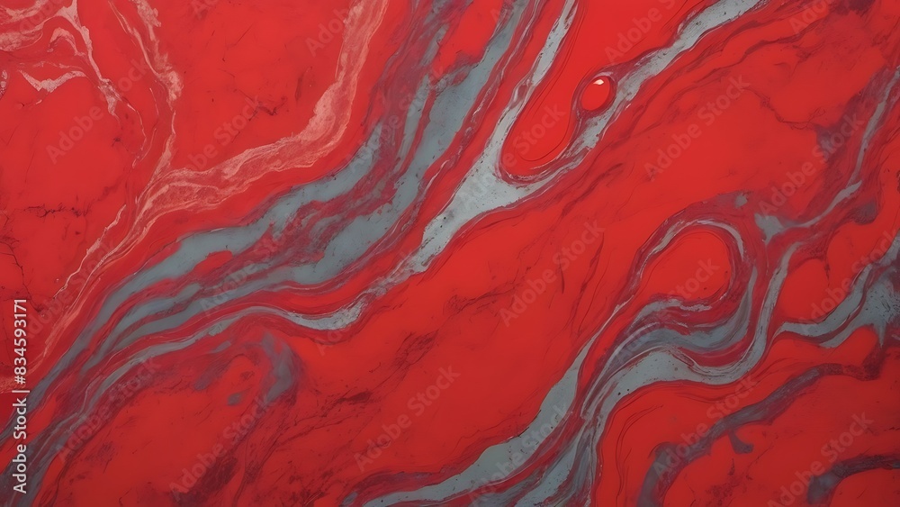 Rich red Background marble texture with bold and luxurious design elements.
