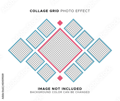 Collage grid photo effect