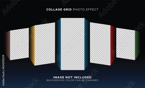 Collage grid photo effect