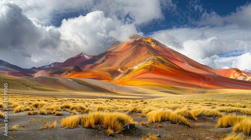 The Charm of Colors on a Volcano  photo