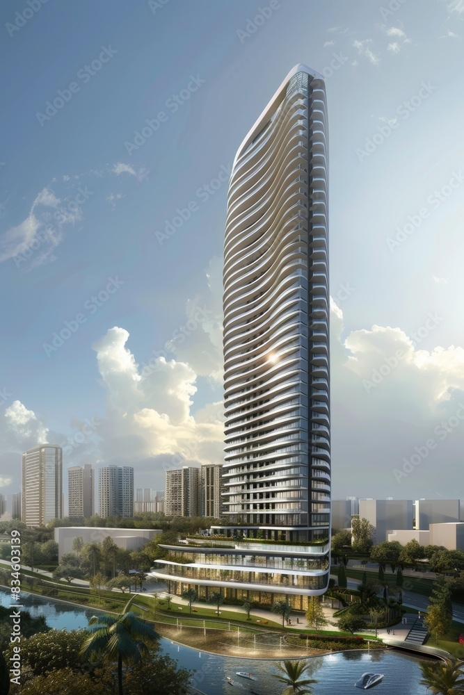 Naklejka premium Exterior High Rise Building