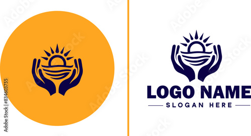 insurance icon Coverage Assurance Protection flat logo sign symbol editable vector
