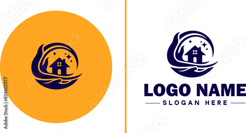 insurance icon Coverage Assurance Protection flat logo sign symbol editable vector