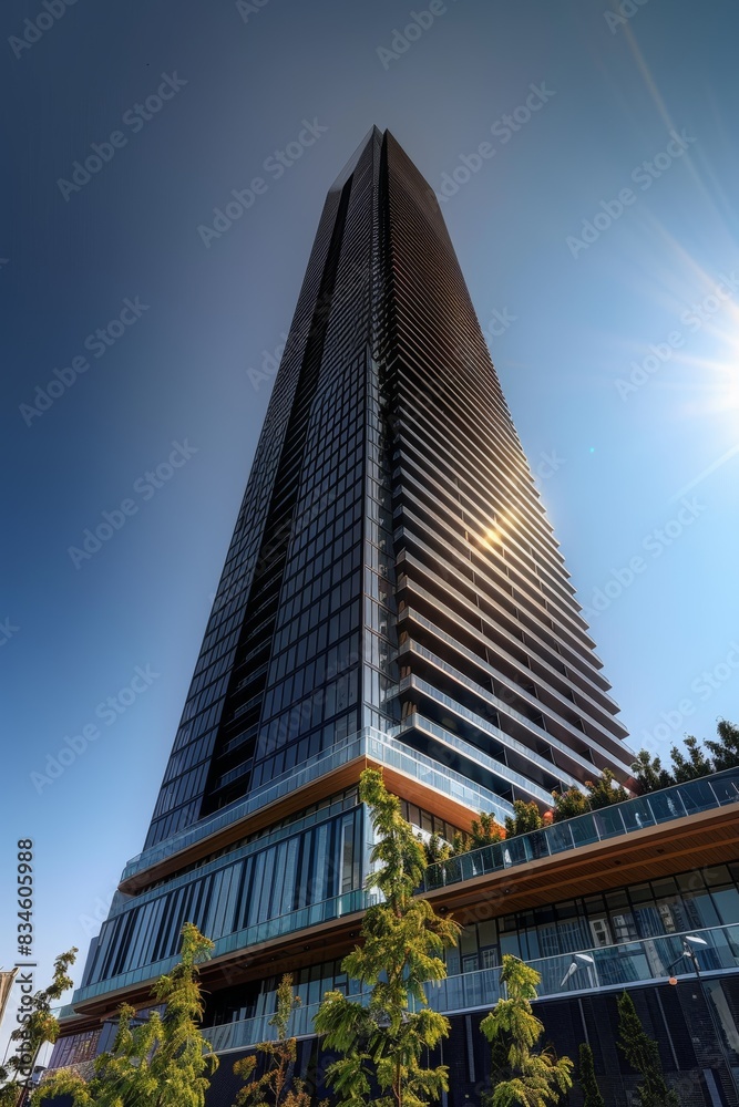 Fototapeta premium Exterior High Rise Building