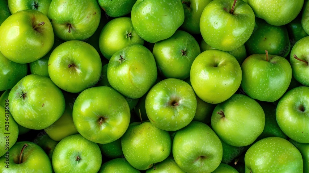 Green Apple Background, pile of green apples Green Apple Background, pile of green apples