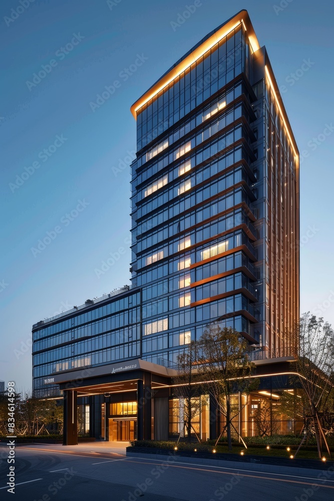 Obraz premium Exterior High Rise Building