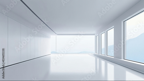 empty white room