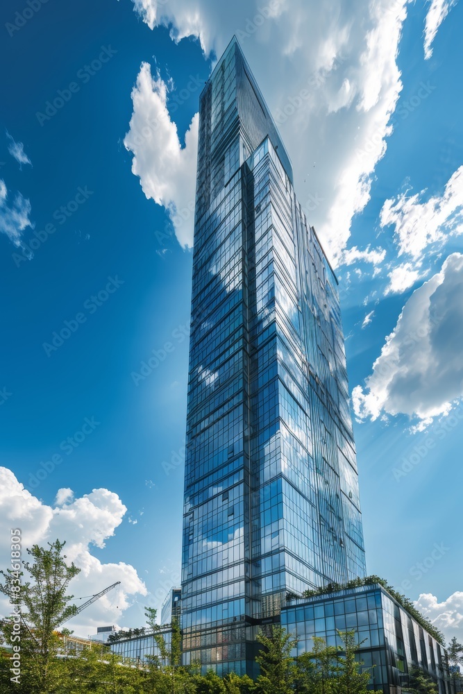 Fototapeta premium Exterior High Rise Building