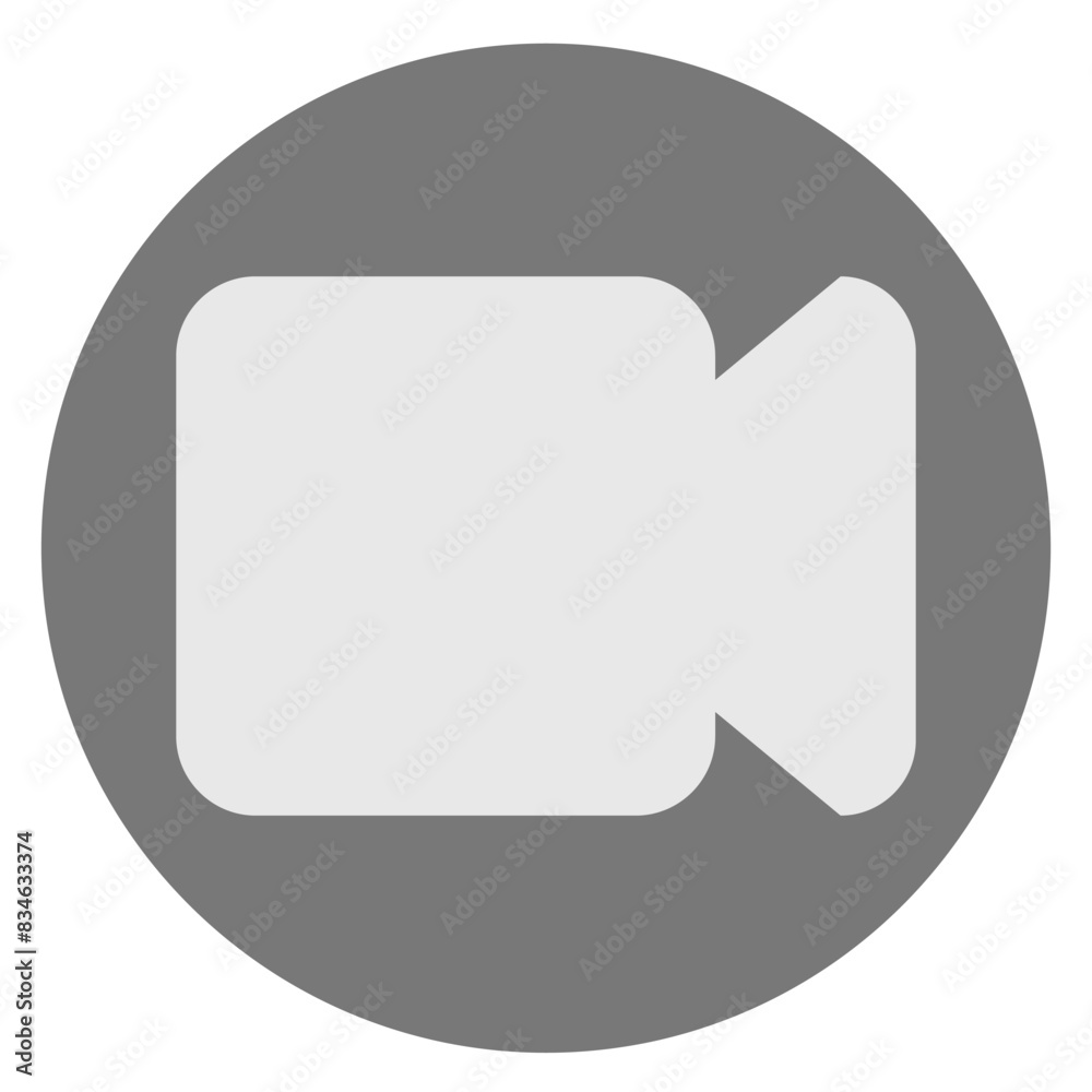 black and white vector design of record video logo image on mobile phone black and white vector design of record video logo image on mobile phone