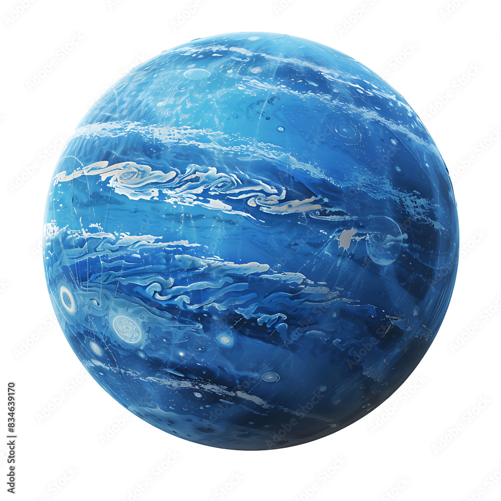 Cosmic Beauty Isolated Neptune Cut Outs