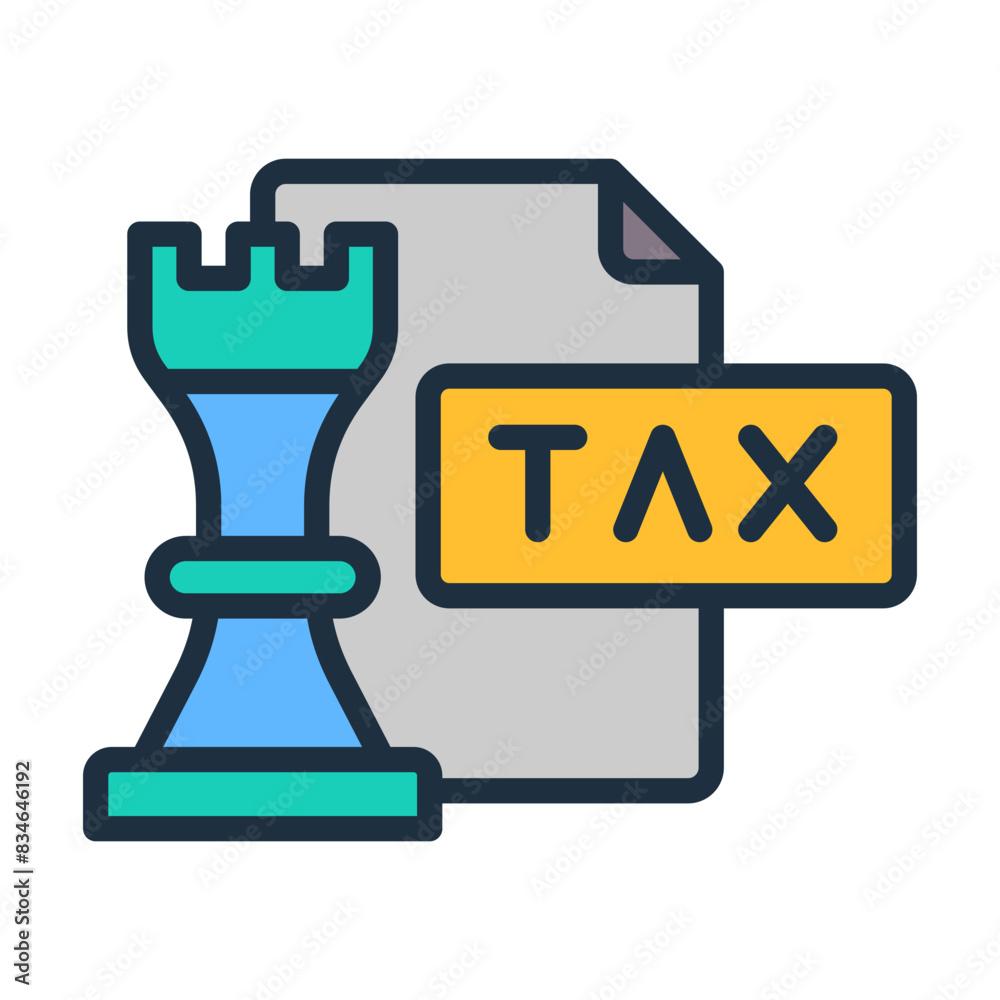 Tax Planning Strategies Icon Tax Planning Strategies Icon