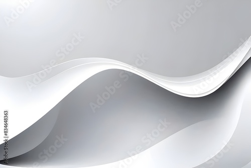 White abstract waves background, backgrounds 