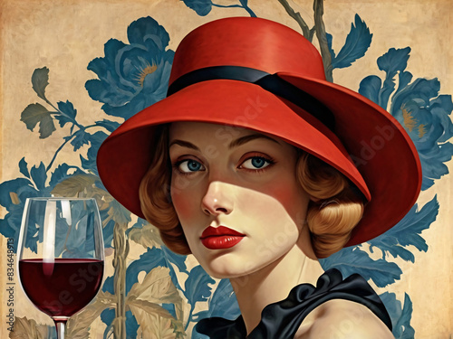 Wine and Glass in Perfect Harmony
