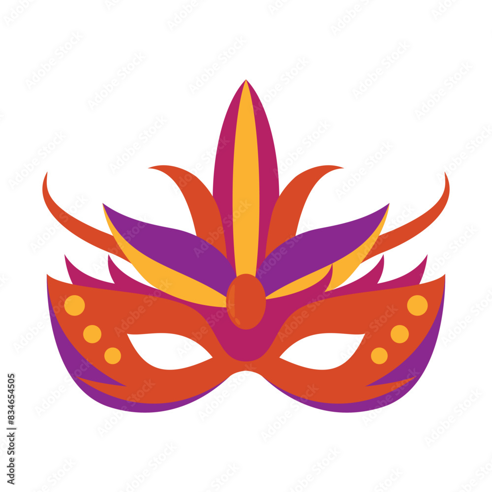 Mardi Gras Mask Illustration Mardi Gras Mask Illustration