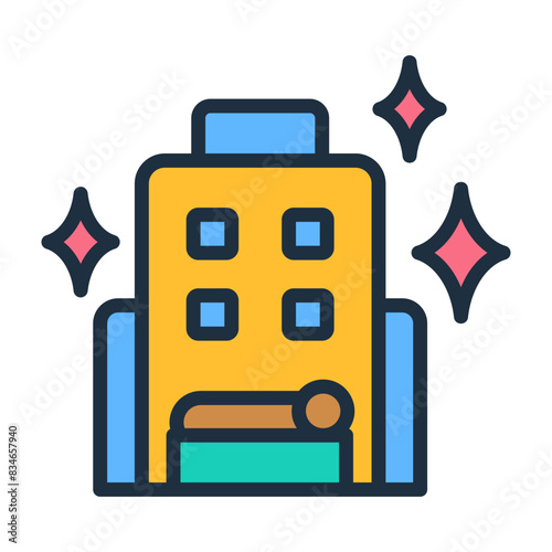 Hotel Cleaning Icon