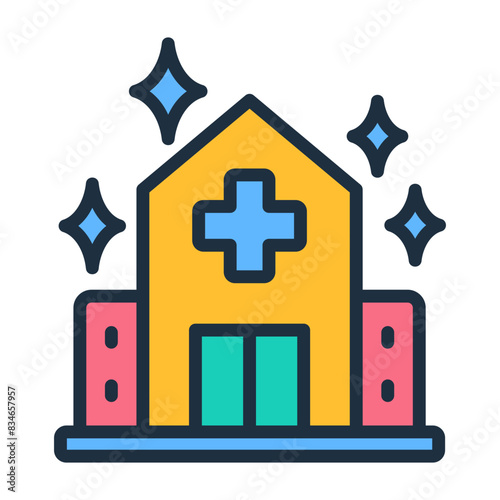 Hospital Cleaning Icon