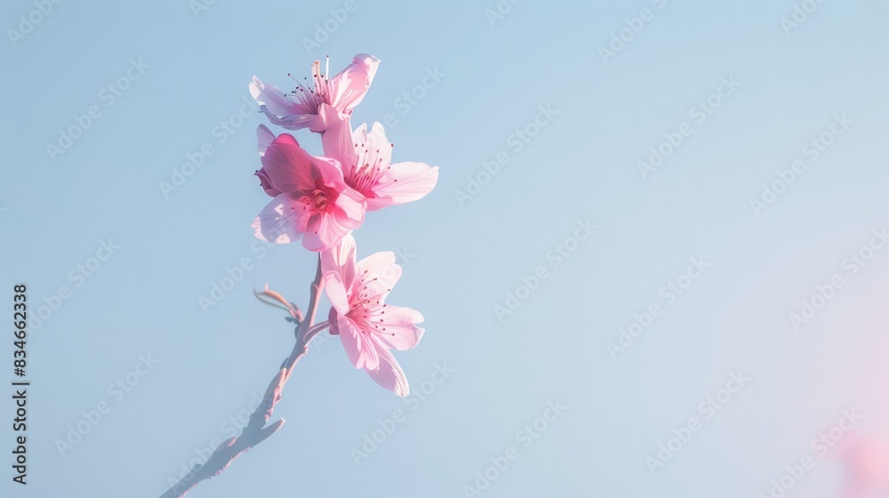 delicate pink cherry blossom flowers in spring delicate pink cherry blossom flowers in spring