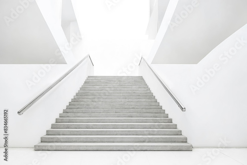 Concrete Stairs in Minimalist Interior