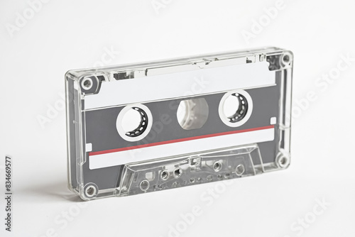 Transparent Audio Cassette Tape