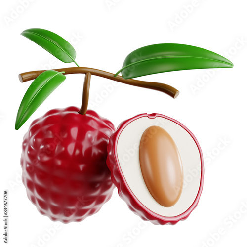 Lychee Fruit with Sweet Juicy Aroma