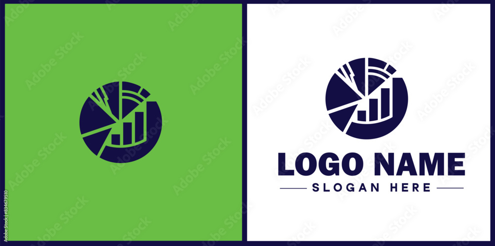 pie chart icon Circle graph Sector chart Pie graph flat logo sign symbol editable vector pie chart icon Circle graph Sector chart Pie graph flat logo sign symbol editable vector