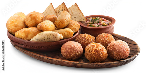  A platter of assorted Middle Eastern sweets and pastries.
 photo