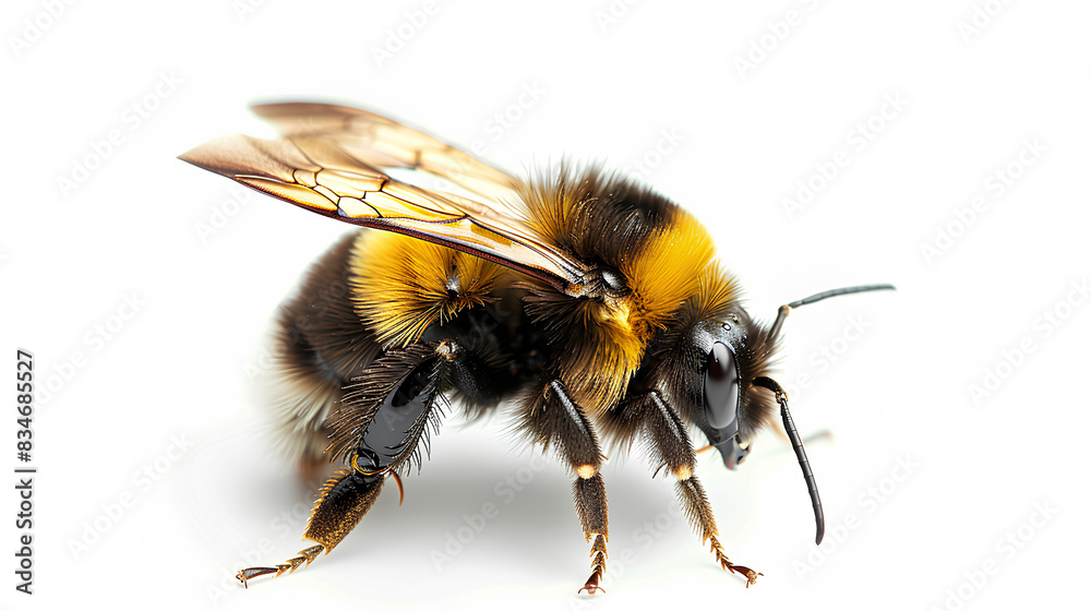 bee isolated on white background bee isolated on white background