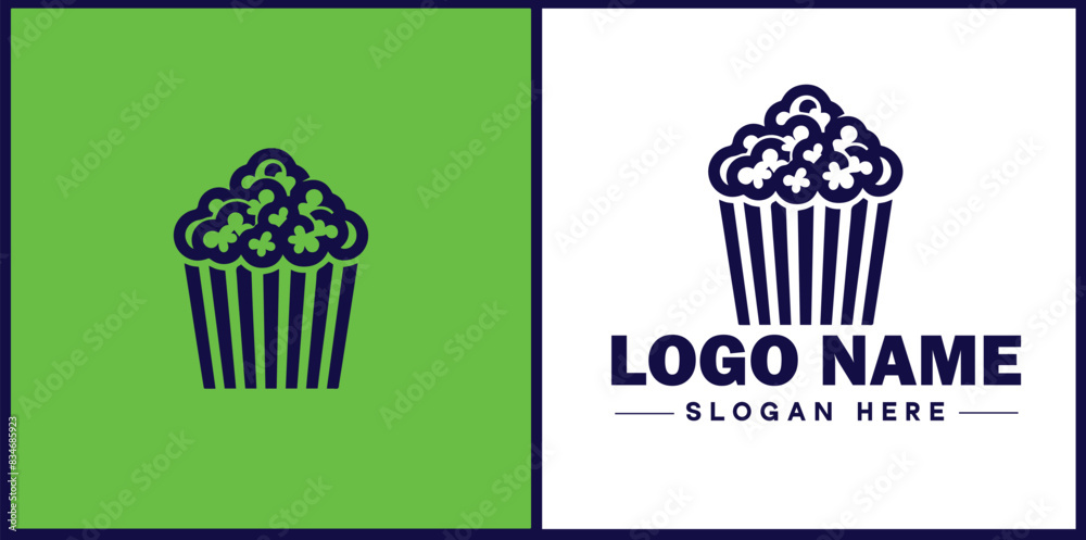 popcorn icon Popping corn Popped corn flat logo sign symbol editable vector popcorn icon Popping corn Popped corn flat logo sign symbol editable vector