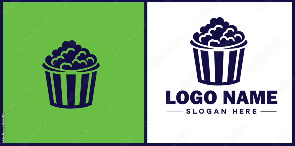 popcorn icon Popping corn Popped corn flat logo sign symbol editable vector popcorn icon Popping corn Popped corn flat logo sign symbol editable vector