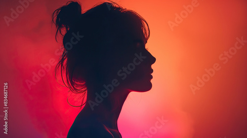 Women Standing in Illuminated Elevator with Floor Indicator Panel”