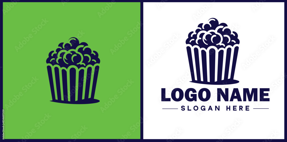 popcorn icon Popping corn Popped corn flat logo sign symbol editable vector popcorn icon Popping corn Popped corn flat logo sign symbol editable vector