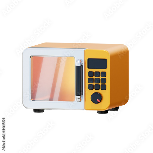 Home Appliances 3D Icon Set Illustration
