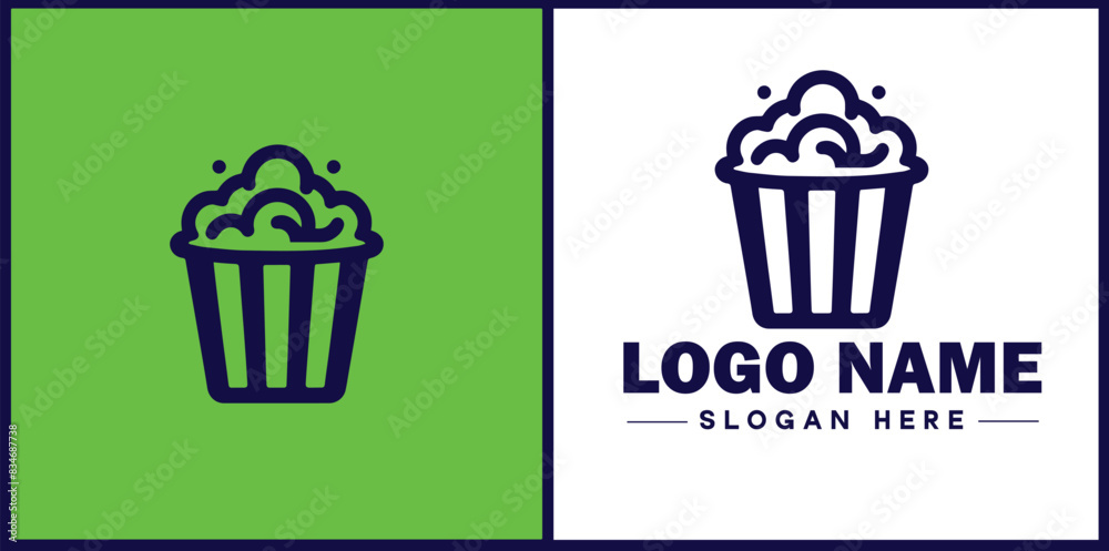 popcorn icon Popping corn Popped corn flat logo sign symbol editable vector popcorn icon Popping corn Popped corn flat logo sign symbol editable vector
