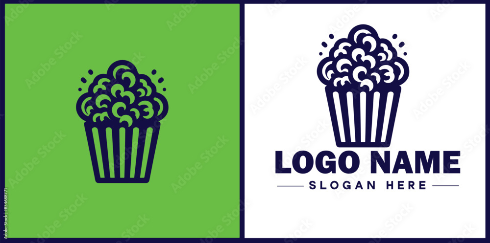 popcorn icon Popping corn Popped corn flat logo sign symbol editable vector popcorn icon Popping corn Popped corn flat logo sign symbol editable vector