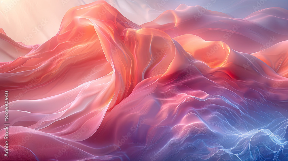 Abstract Flowing Pastel Colors Abstract Flowing Pastel Colors