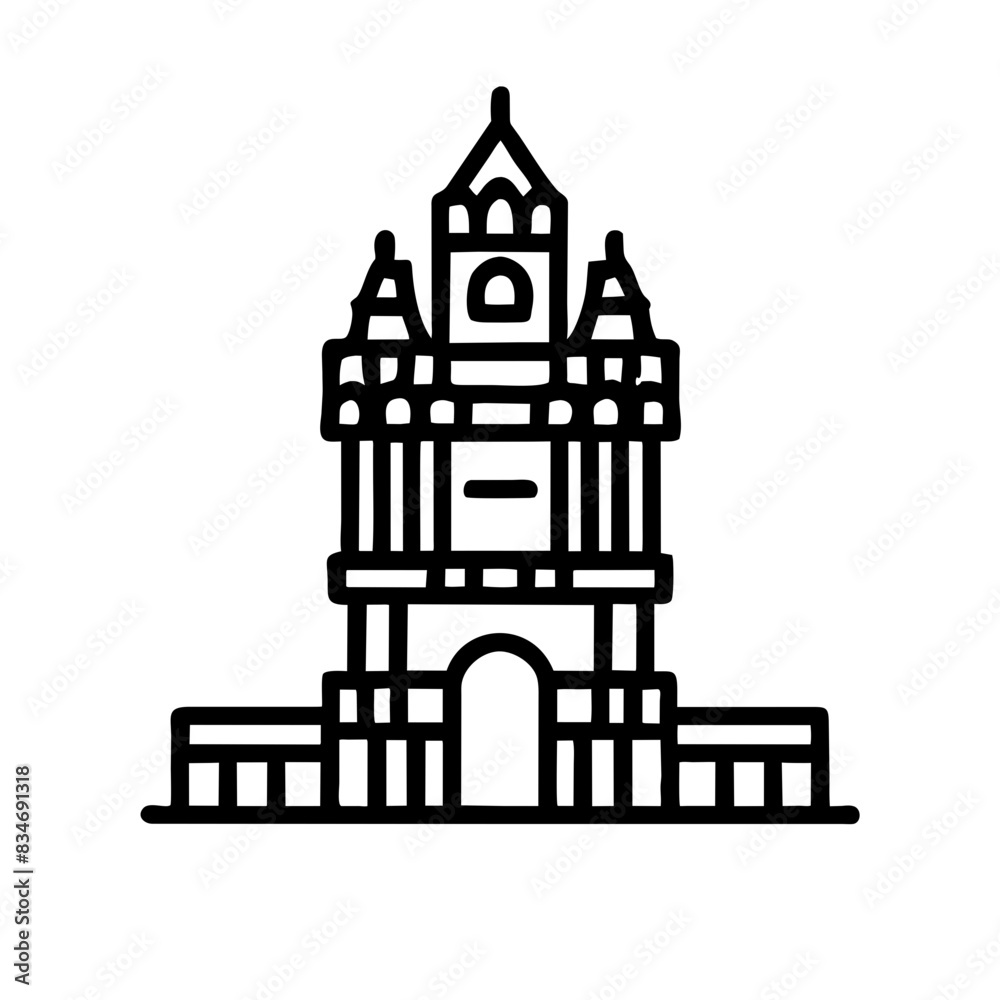 Fototapeta premium Historic monument icon