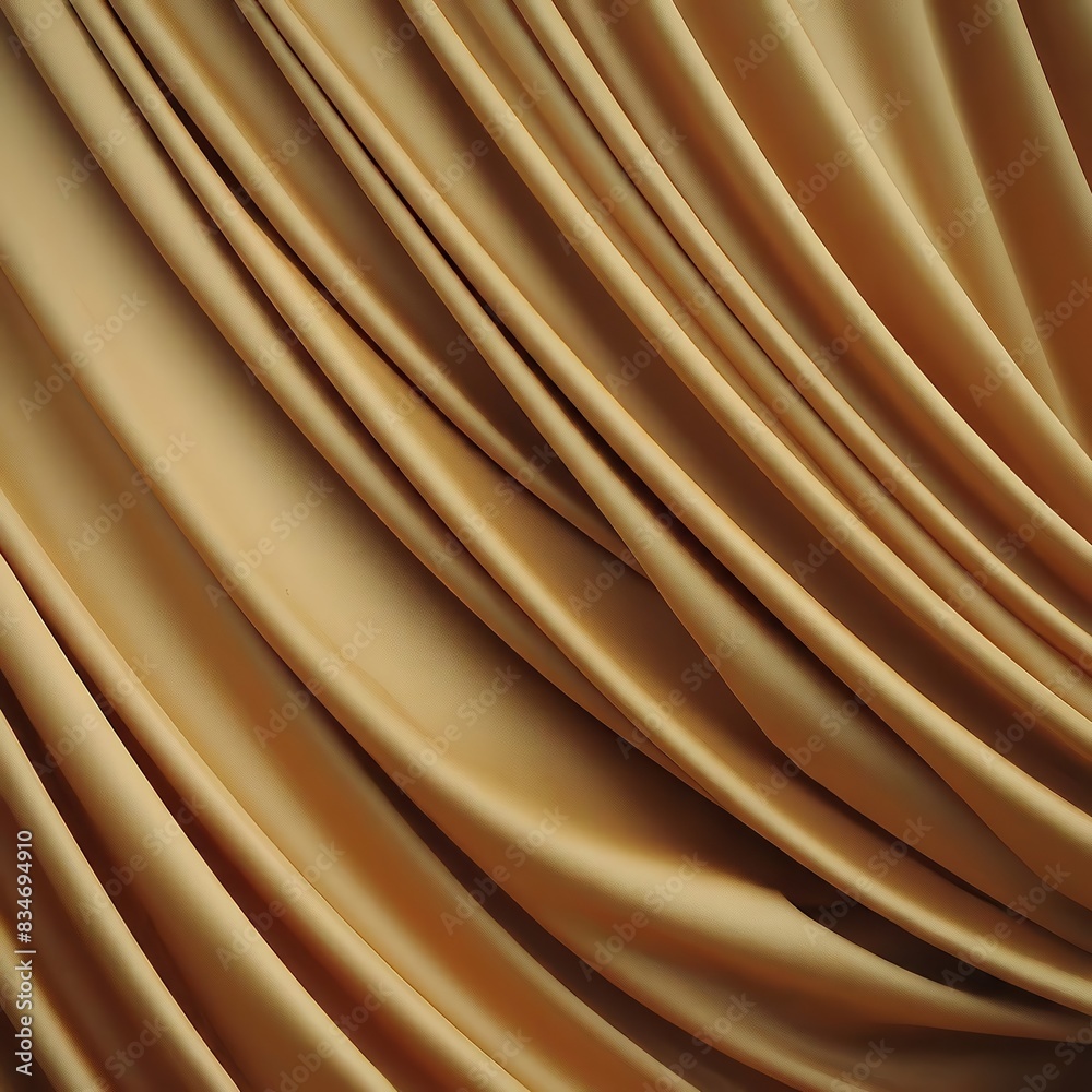 Luxurious red silk fabric with flowing waves for a dramatic backdrop