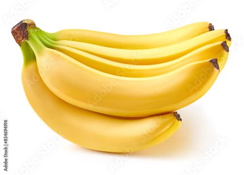 Banana isolated on white background photo