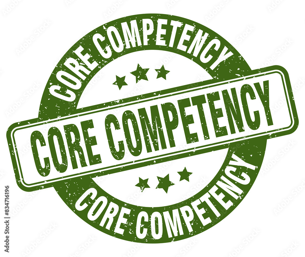 core competency stamp. core competency label. round grunge sign core competency stamp. core competency label. round grunge sign