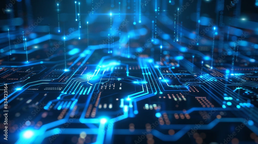 Obraz premium Internet of things tech innovative concept background