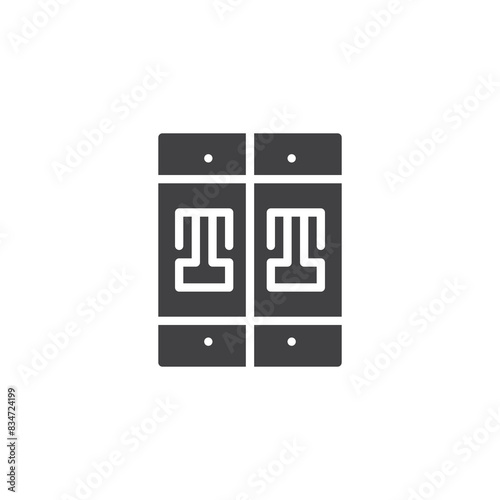Circuit breaker vector icon