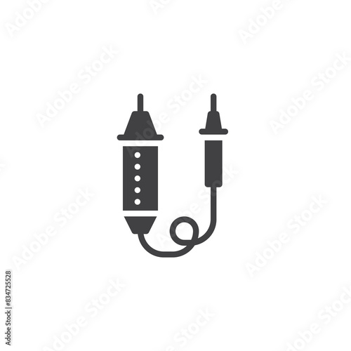 Voltage tester tool vector icon
