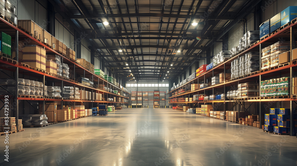 Logistics distribution center, Retail warehouse Logistics distribution center, Retail warehouse