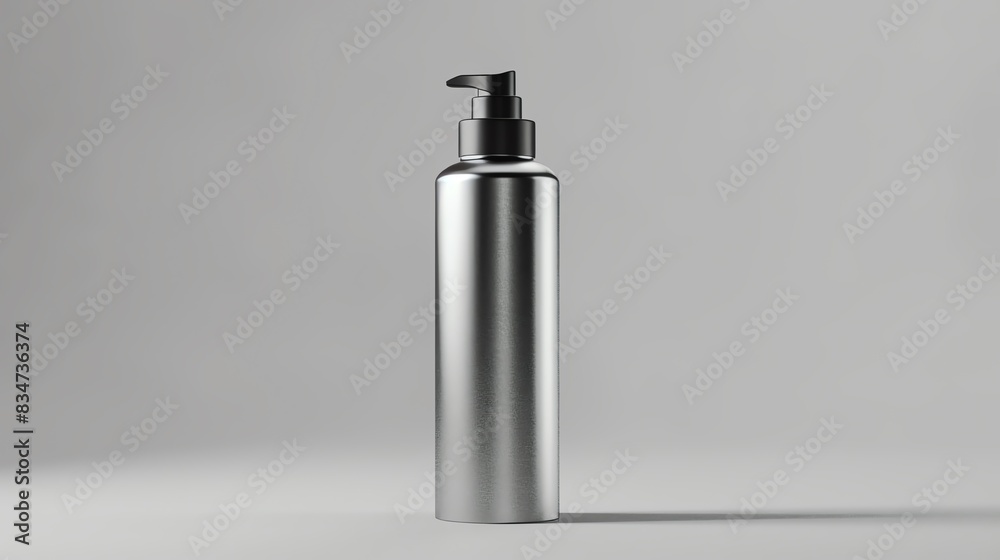 A 3D render of a hair texturizing spray can A 3D render of a hair texturizing spray can