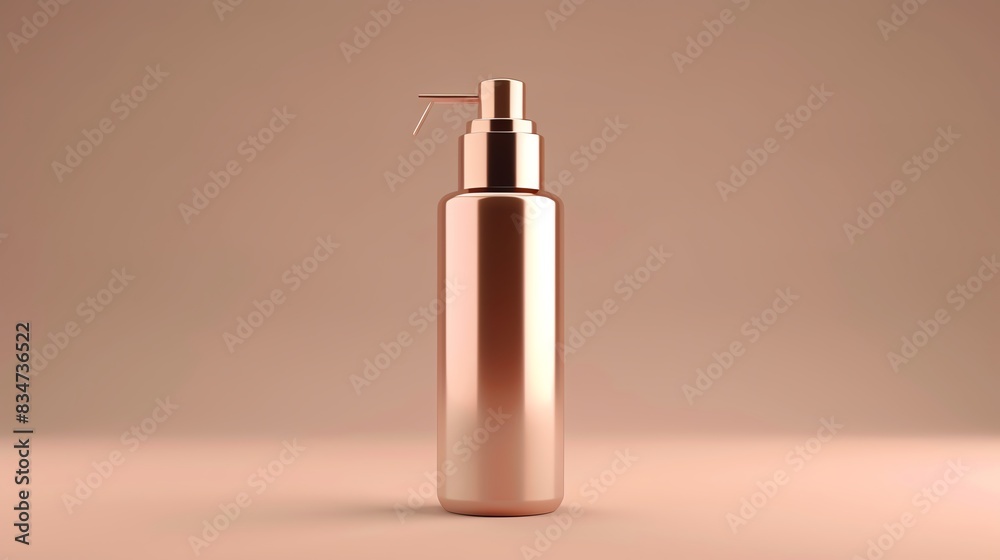 A 3D render of a hair thickening serum bottle A 3D render of a hair thickening serum bottle