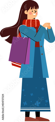Woman congratulates