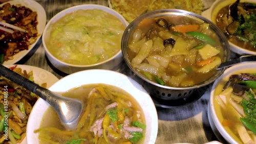 Oyster sauce hoof tendon pot, Chinese cuisine, hoof tendon pot, annual dishes, hot,