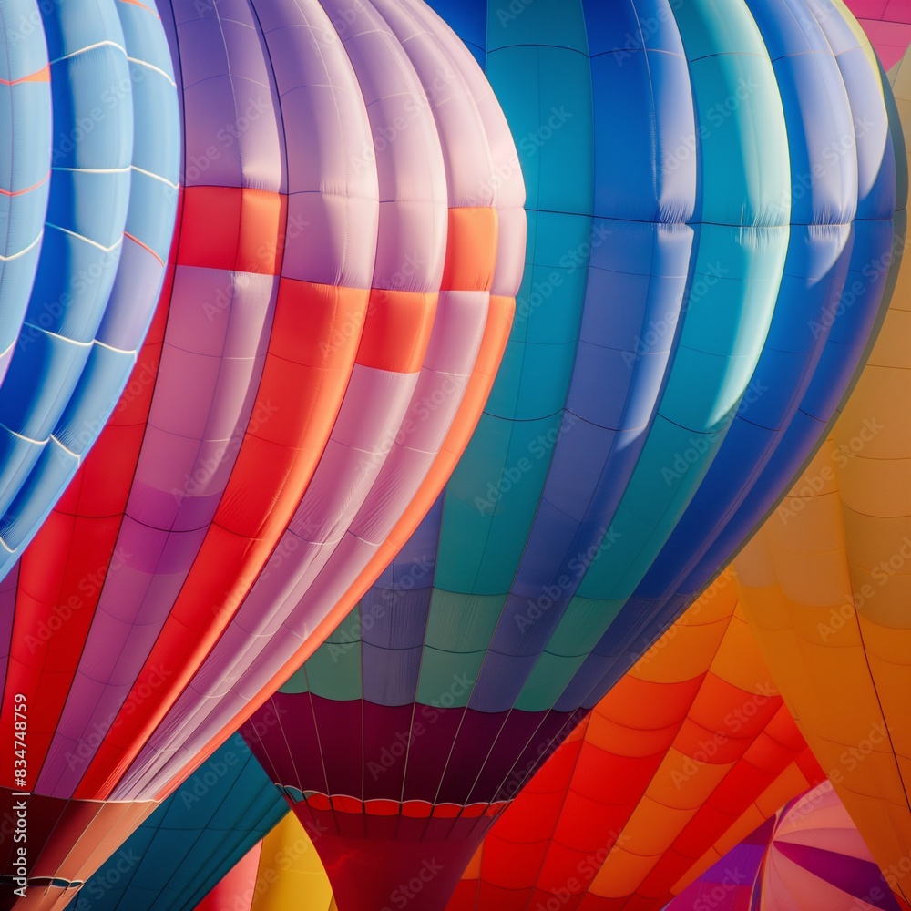 Obraz premium Balloon Festival, focus on balloon patterns Various balloons - 1