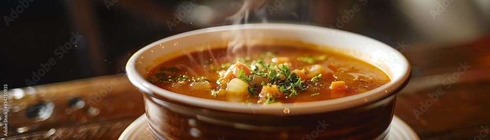 Turtle soup, rich and hearty, served in a historic New Orleans restaurant Turtle soup, rich and hearty, served in a historic New Orleans restaurant
