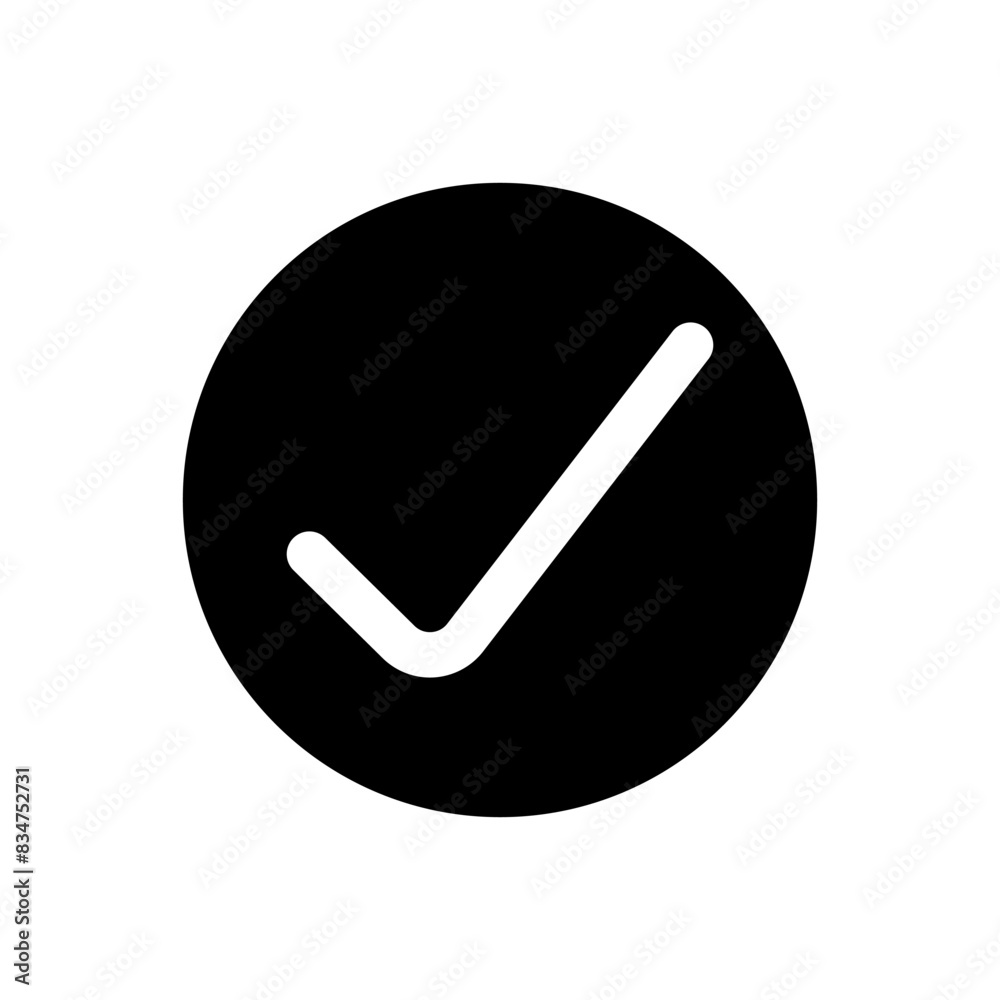 check circle icon on white background check circle icon on white background